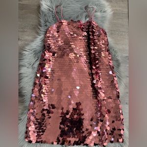 Pink Sequin Sparkle Dress